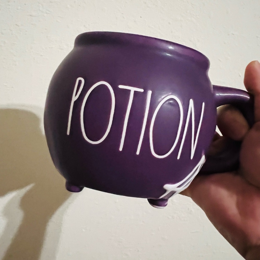 New  Purple POTION Rae Dunn Halloween Cauldron Mug